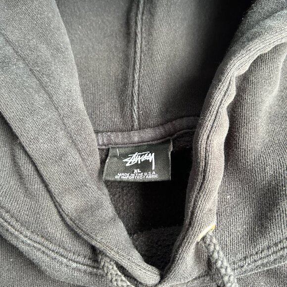Stussy Hoodie Black XL - Picture 4 of 8